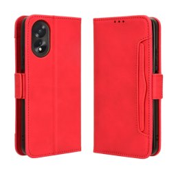 SLOT pénztárca tok Oppo A38 piros