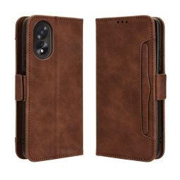 SLOT pénztárca tok Oppo A38 barna