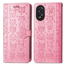 ART ANIMALS Oppo A38 rózsaszín pénztárcahuzat