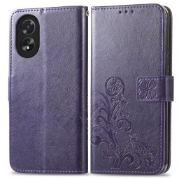 ART FLOWER S pénztárca tok Oppo A38 lila színhez