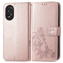 ART FLOWER S pénztárca tok Oppo A38 halvány rózsaszín
