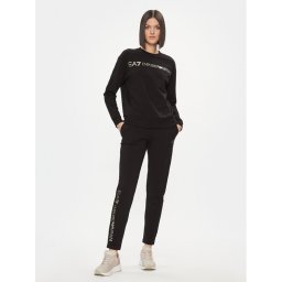 EA7 Emporio Armani Melegítő 8NTV54 TJTXZ 0200 Fekete Regular Fit