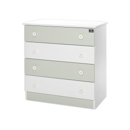 Lorelli Komód - White & Milky Green