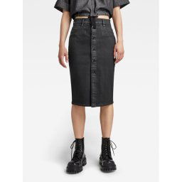 G-Star Raw Ceruzaszoknya D19384-B479-D360 Fekete Slim Fit