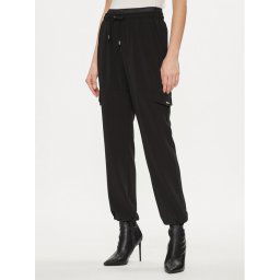 Liu Jo Szövet nadrág TA4059 T3784 Fekete Relaxed Fit