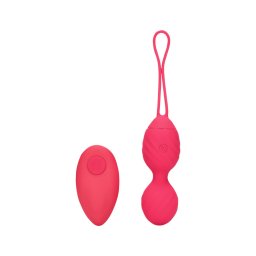 Loveline - barázdált vibrációs gésagolyó (pink)