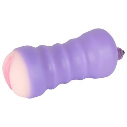 You2Toys Gina - vibrációs maszturbátor műpunci férfiaknak (natúr-lila)