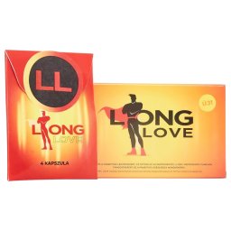 Long Love - magömlést késleltető étrend kiegészítő (4 db)