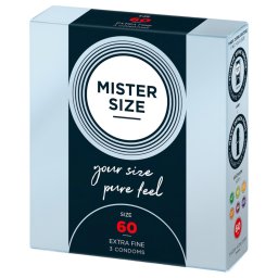 Mister Size vékony óvszer - 60 mm (3 db)