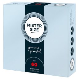 Mister Size vékony óvszer - 60 mm (36 db)