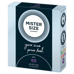 Mister Size vékony óvszer - 69 mm (3 db)