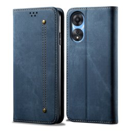 DENIM pénztárca huzat Oppo A78 5G kékhez