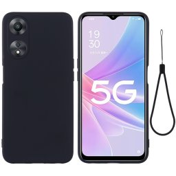 RUBBER Védőburkolat Oppo A78 5G fekete