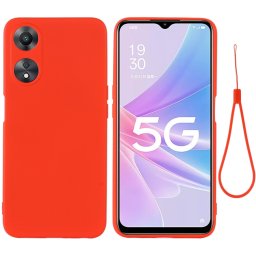 RUBBER Védőburkolat Oppo A78 5G piros