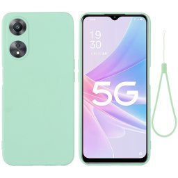 RUBBER Védőburkolat Oppo A78 5G zöld színhez