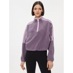 adidas Polár kabát Tiro IJ8431 Lila Loose Fit