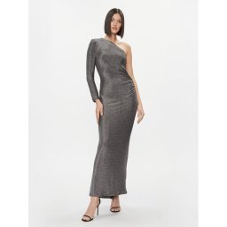 Please Estélyi ruha A1XPBFT000 Ezüst Slim Fit