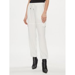 Liu Jo Szövet nadrág TA4059 T3784 Ekru Relaxed Fit