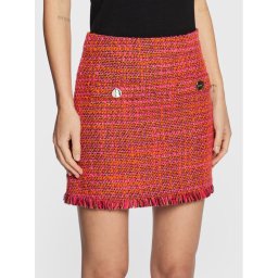 Liu Jo Miniszoknya CF2220 T2491 Rózsaszín Regular Fit