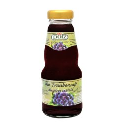 Pölz BIO Pirosszőlőlé 100%, 200ml