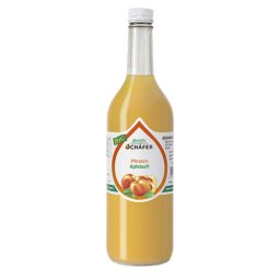 Schäfer BIO Őszibarack-almalé 100%, 700ml