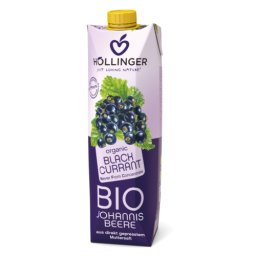 Höllinger BIO Feketeribizli nektár 25%, 1L, tetrapack