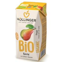 Höllinger BIO Szűretlen körte nektár 60%, 3x200ml, tetrapack
