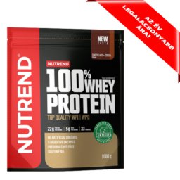 NUTREND 100% Whey Protein 1000g Chocolate+Cocoa