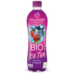 Höllinger BIO Ice Tea erdei gyümölcsös 500ml, rePET palack