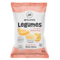 McLloyd's BIO Legumes Cheese Flips 35g - Red Lentil