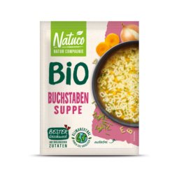 Natuco Bio Betűtészta Leves 50g