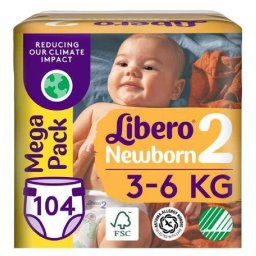 Libero Comfort 2 Mega Pack 3-6kg 104db
