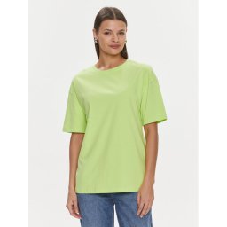 Fracomina Póló FP24ST3006J465N5 Zöld Loose Fit