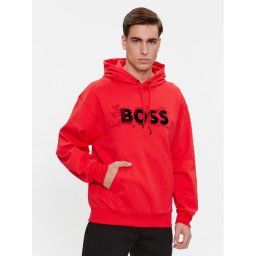 Boss Pulóver Sullivan 119_Lny 50510129 Piros Regular Fit