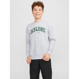 Jack&Jones Junior Pulóver Josh 12249347 Fehér Regular Fit