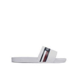 Tommy Hilfiger Papucs Corporate Hilfiger Pool Slide FM0FM04911 Fehér