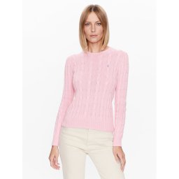 Polo Ralph Lauren Sweater 211891640004 Rózsaszín Slim Fit