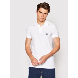 United Colors Of Benetton Pólóing 3089J3178 Fehér Slim Fit