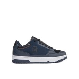 Tommy Hilfiger Sportcipők Th Basket Street Suede Mix FM0FM04873 Kék