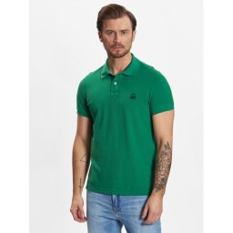United Colors Of Benetton Pólóing 3089J3178 Zöld Slim Fit