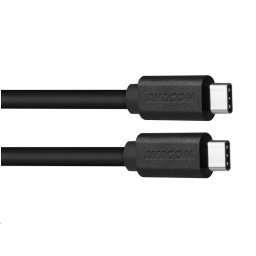 USB Type-C adat- és töltőkábel - USB Type-C, 100 cm, fekete