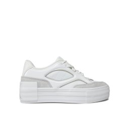 Calvin Klein Jeans Sportcipők Bold Vulc Flatf Lace Mix Mg Lum YW0YW01295 Fehér