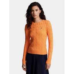 Polo Ralph Lauren Sweater Julianna 211891640008 Narancssárga Slim Fit