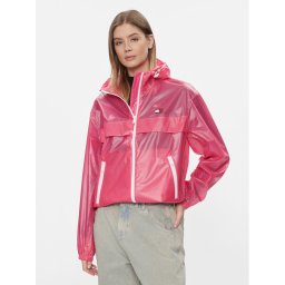Tommy Jeans Széldzseki Tjw Glossy Tech Chicago Ext DW0DW17229 Rózsaszín Regular Fit