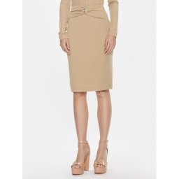 Guess Miniszoknya W4RD81 KAQL2 Bézs Bodycon Fit