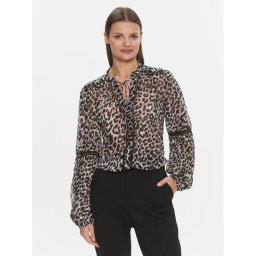 Guess Blúz W3RH56 WDW52 Fekete Regular Fit