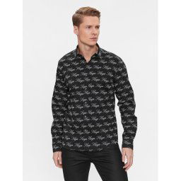 Hugo Ing Emero 50508614 Fekete Straight Fit