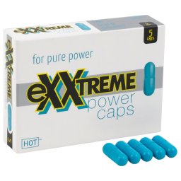 HOT eXXtreme - guarana + koffein étrend-kiegészítő kapszula (5 db)