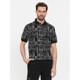 KARL LAGERFELD Pólóing 745082 541224 Fekete Regular Fit