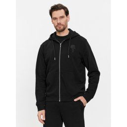 KARL LAGERFELD Pulóver 705401 541900 Fekete Regular Fit